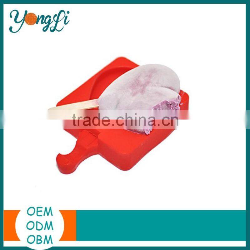 Best Selling 100% Food-Grade Easy-Clean Silicone Ice Lolly Moulds