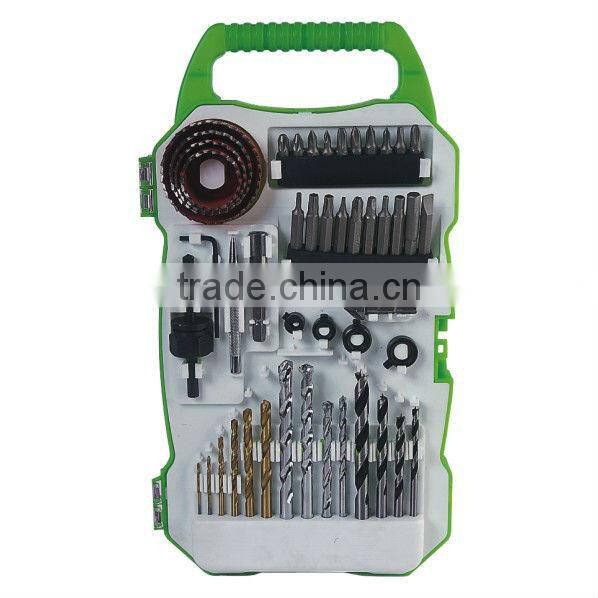 47pcs innovative drilling bit set in plastic case