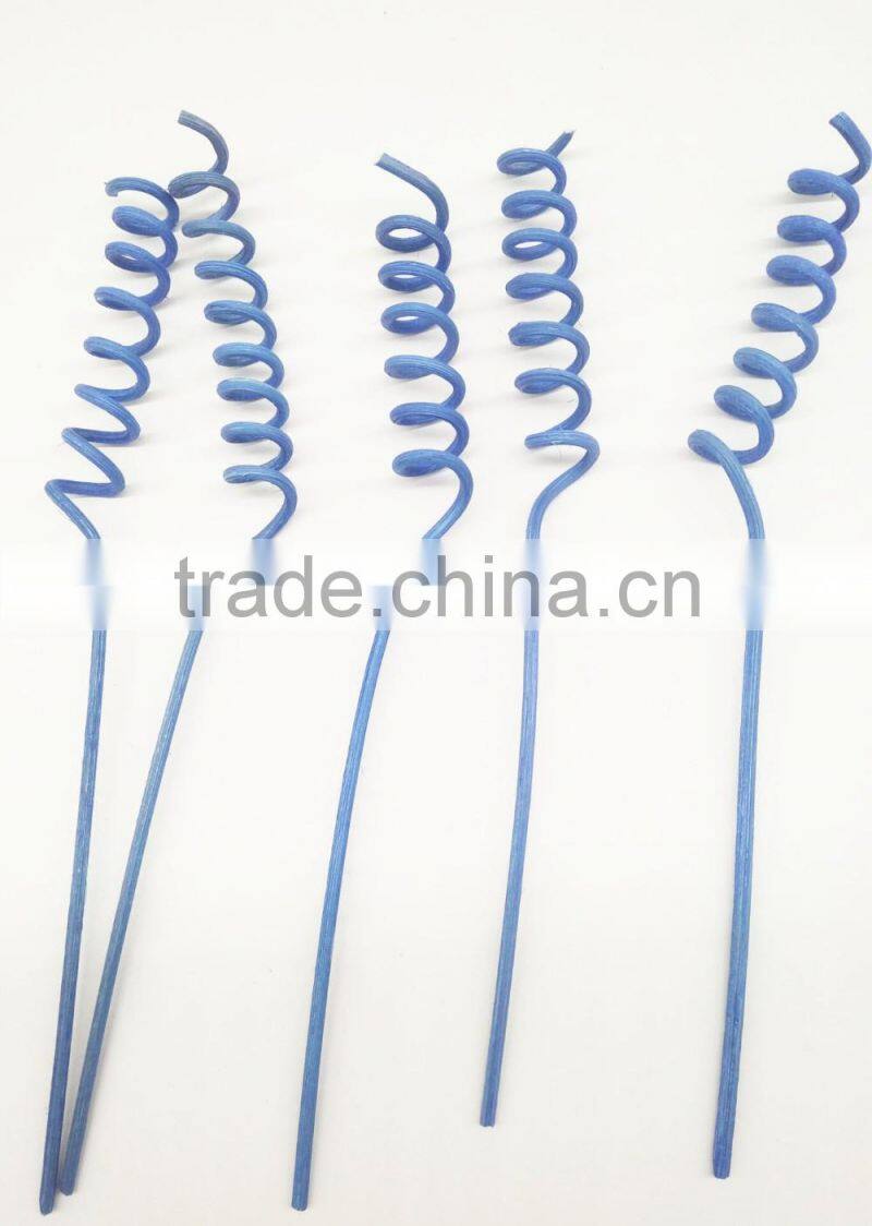 colorful curly reed sticks curly rattan sticks for air freshener