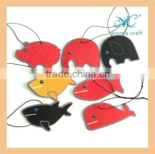 2016 best selling air refreshener customized fragrance hanging cotton paper card diffuser