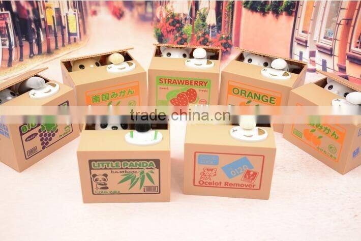 UCHOME 2017 Manufacture ebay Hot sell cat stealing money piggy bank