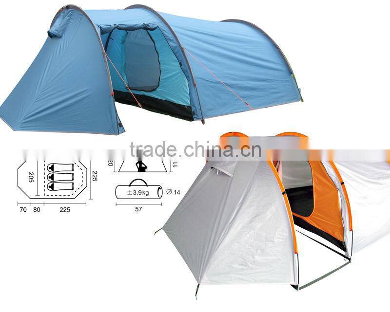 Two person portable camping tent