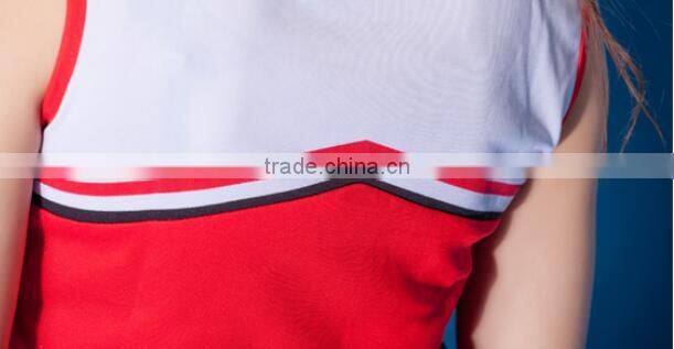 Hongen apparel OEM custom sports cheerleading uniforms sexy girl / new design cheerleading uniforms