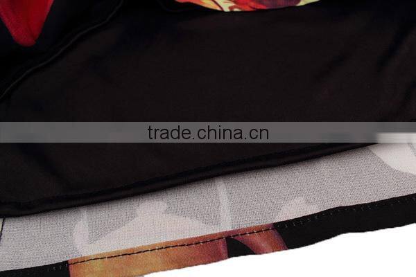 high fashion cute peter pan collar cotton sleeveless blouse