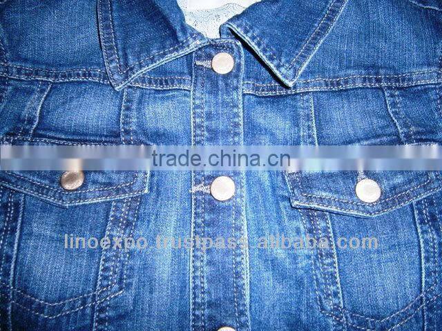 Ladies L/S Fashionable Denim Jacket