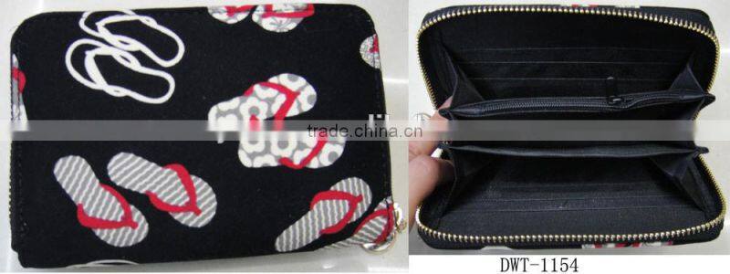 2016 hot popular wallet with hat shoe printing