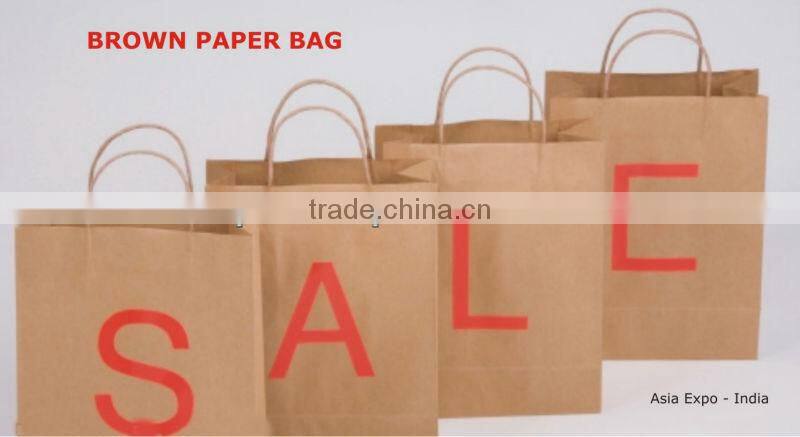 Paper Shopping Bags Twisted paper handle