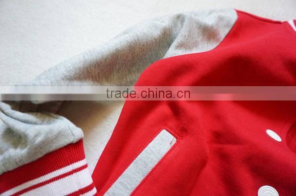 2016new designs custom girls crew neck sweatshirts jacket