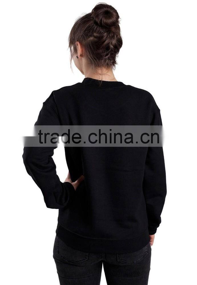 Fashion cotton warm lady sweatshirt fashion couple pullover sweater