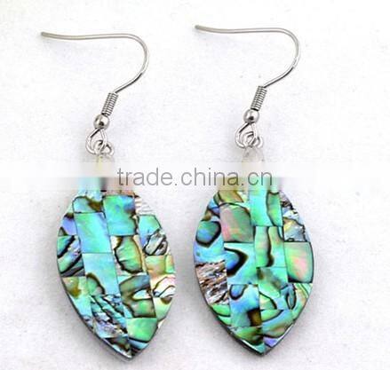 latest exquisite fashion abalone shell earrings new design paua abalone shell earrings with newest design