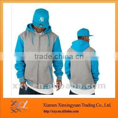 2015 Good Quality Plain Solid Color Men Heavy Cotton Hoody Garment