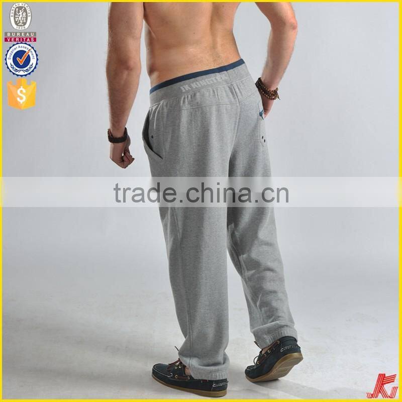 loose cotton mens custom gym pants