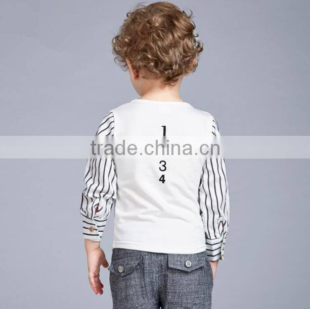 wholesale high quality clothing children's boutique clothing Autumn/Winter latest shirt designs for boys made in china
