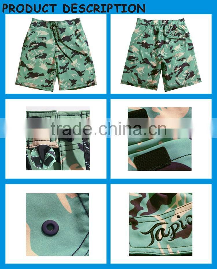 Imitate Camouflage Pattern Printing Man Sports Shorts New Design Mens Board Shorts