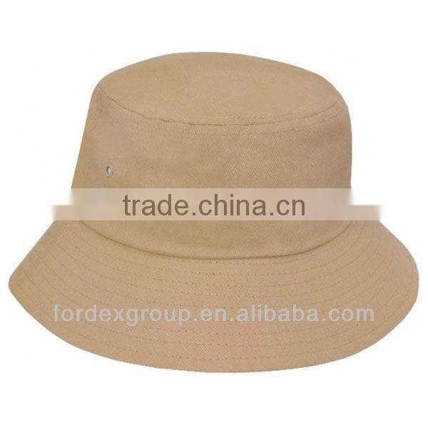 Bucket Hats with Metal Eyelets