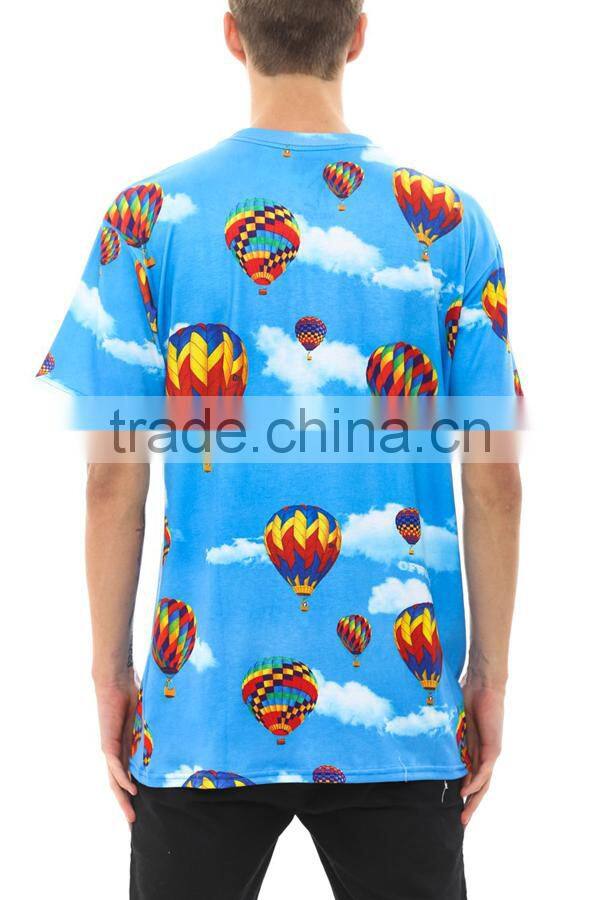 New model wholesale custom all over print t shirt screen printing