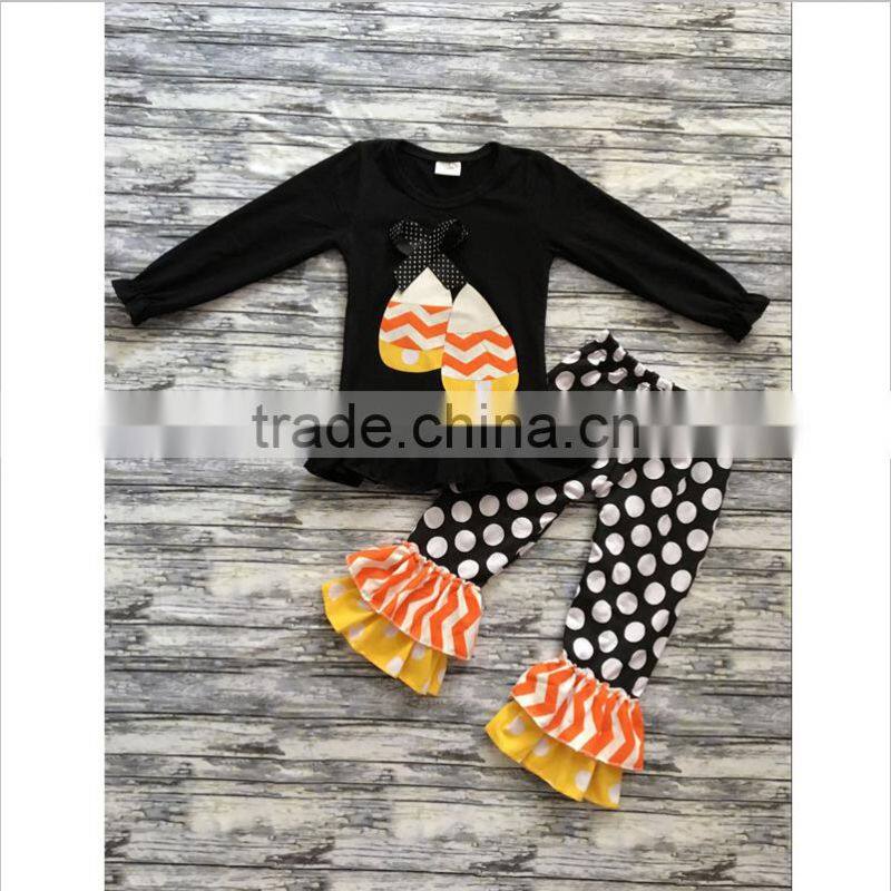 Remake Halloween Candy Cotton Ruffle Pants Boutique Outfit