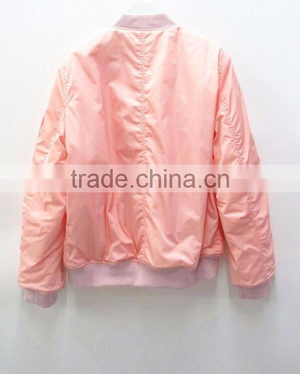 Runwaylover Spring outerwear waterproof black short baseball coats women bomber jacket