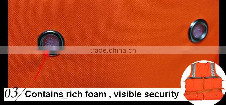 Kids LED orange life preserver lifejacket inflatable life vest