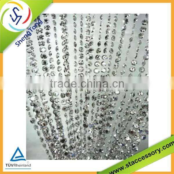 2015 popular wholesale plastic pearl bead curtain