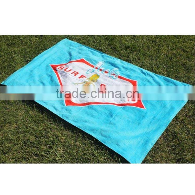 100% cottonreactive printed beach towel backpack chair covers