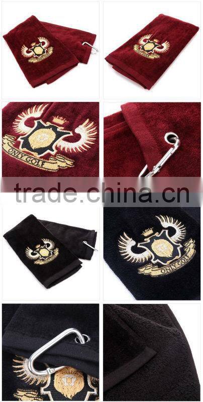 100% cotton wholesale price golf towels