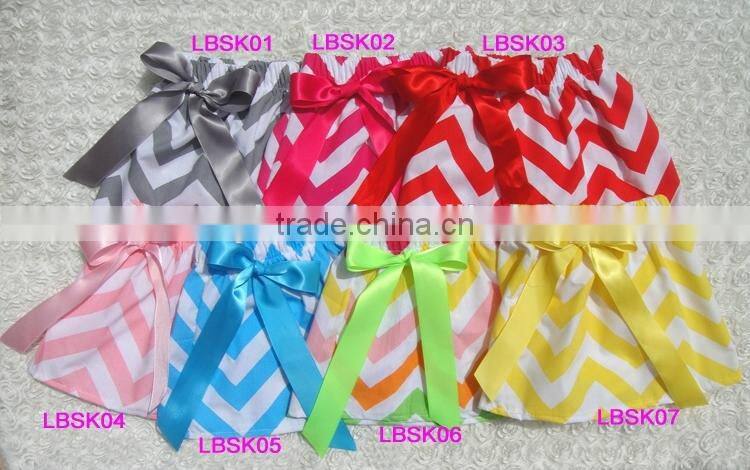 Many colors boutique stylish cotton mini quadrifoil baby girls skirt M5041513