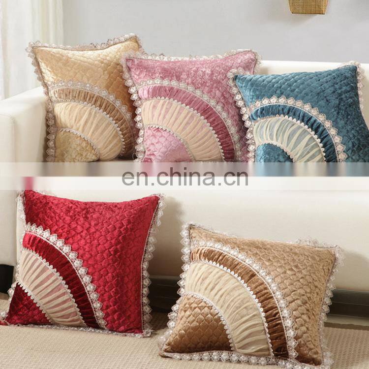 European Style Lace Pillow Sofa Emboridery Cushion Decorative Pillows