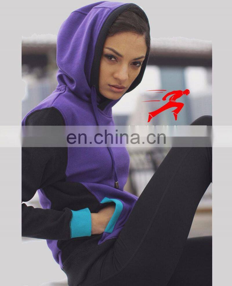 Women mech panel hoodie with fron logo custom your own design hoodie