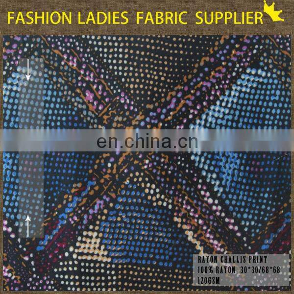 2015 new fabric supplier printed rayon viscose fabric bamboo viscose fabric