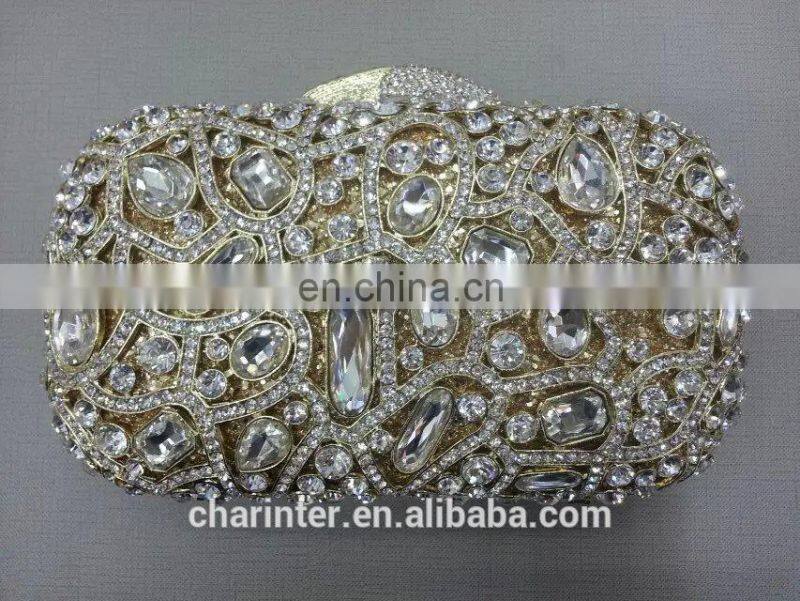 latest design crystal evening clutch purse(BOG71-3)