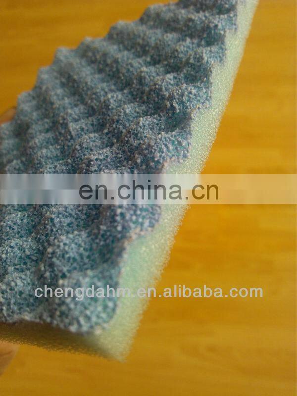 compressed pu foam coated with filter foam