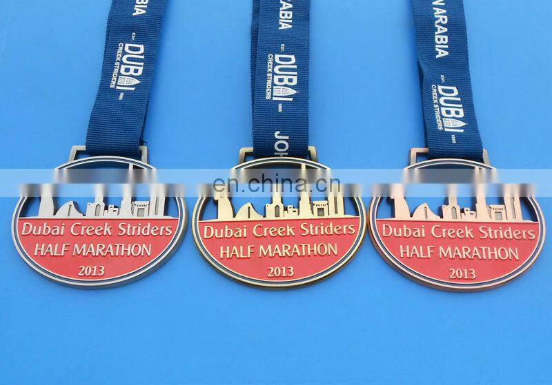 country tourism ribbon medal medallion Holder green