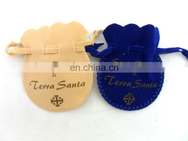 factory OEM small velvet drawstring jewlery pouch for gift