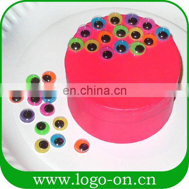 Oval shape plastic movalbe Googly eyes