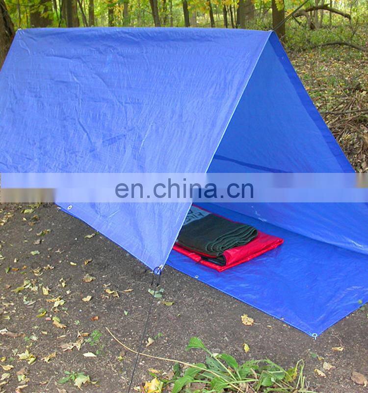 High strength waterproof woven fabric PE tarpaulin