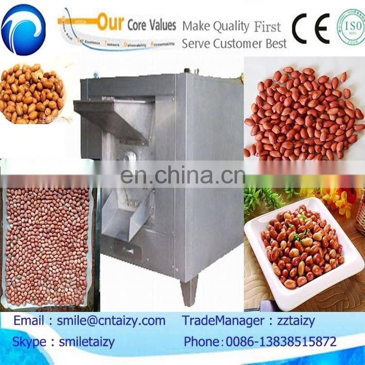 commercial peanut butter processing line peanut roasting machine