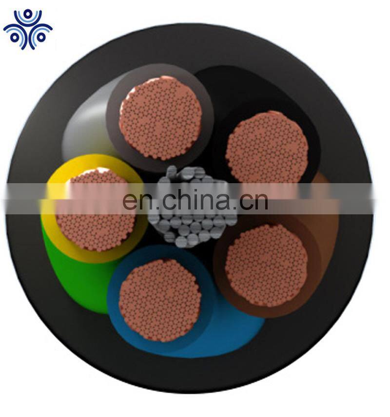 25KV copper conductor EPR insulation Rubber sheath mining cable