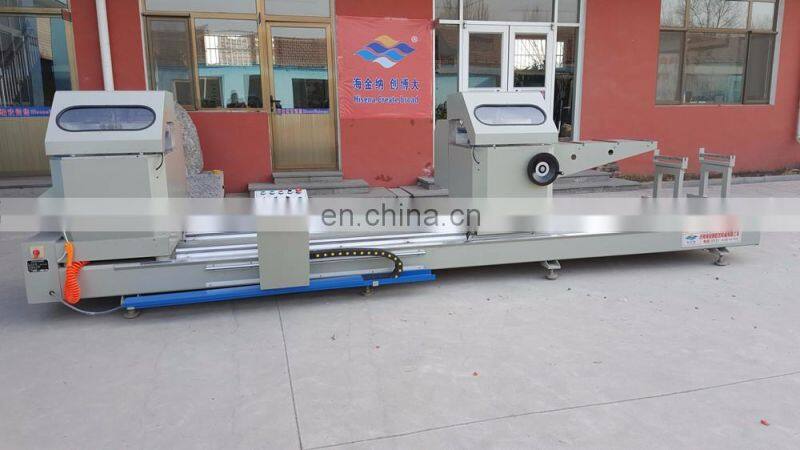 Heavy-Duty type Aluminium Window frame making Machine LJB3A Double Head Mitre Saw Cutting Machine
