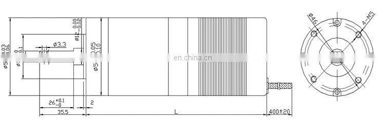 12V 24V brushless 153NM 2.7 RPM dc planetary reduction gear moto S911