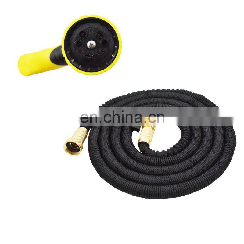 3X Stronger Deluxe 25 FT Expandable Flexible Garden Water Hose+Spray Nozzle