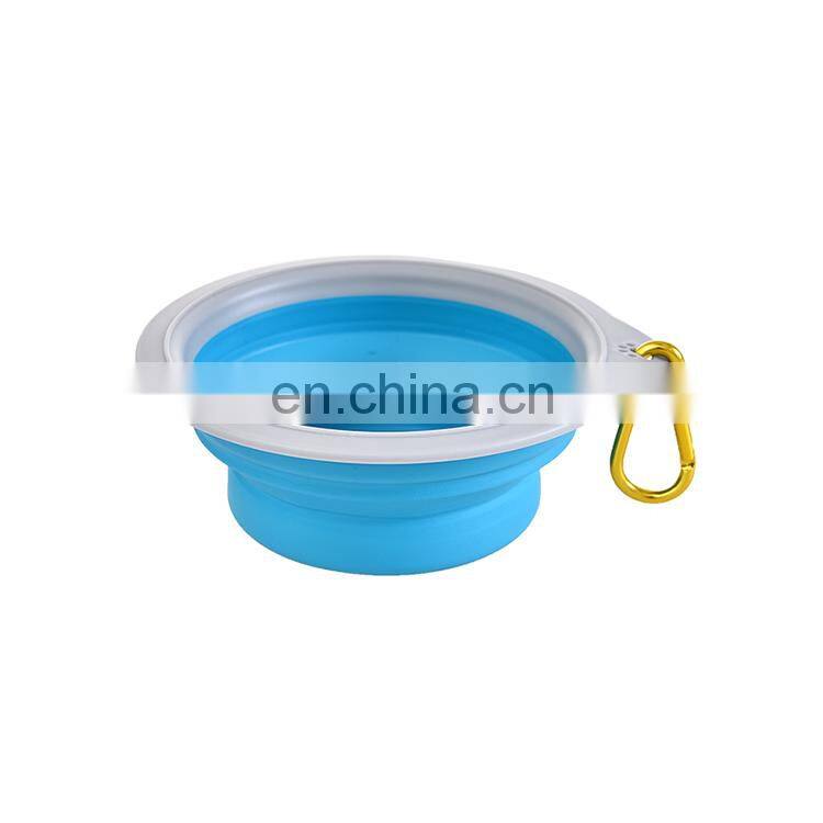 Newest Design Top Quality Yellow Bowl Pet, Silicone Dog Bowl
