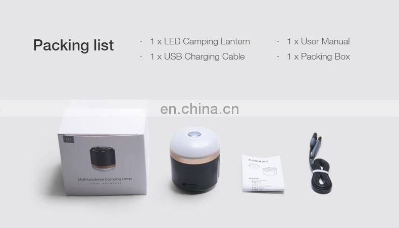 2020 New Style Outdoor waterproof camping tent light Rechargeable Lithium Battery 7200mAh