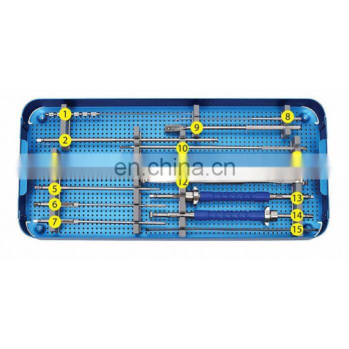 High Quality Orthopedic Surgical Instruments Spinal Pedicle Screw Fixation Surgery System Instrument Set