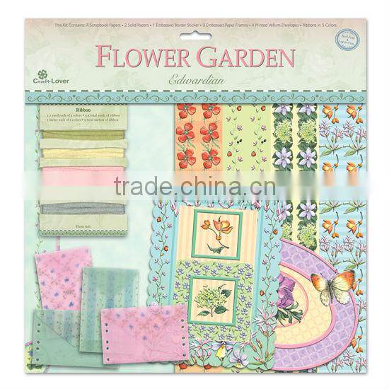 garden art diy scrapbooking paper craft kit