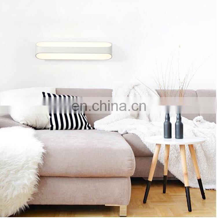 Simple modern Nordic minimalist design led hallway wall light bedside led wall lamps for bedroom