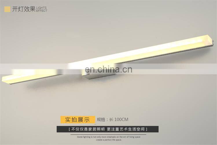 Hot sale modern minimalist LED mirror vanity light for bathroom hotel