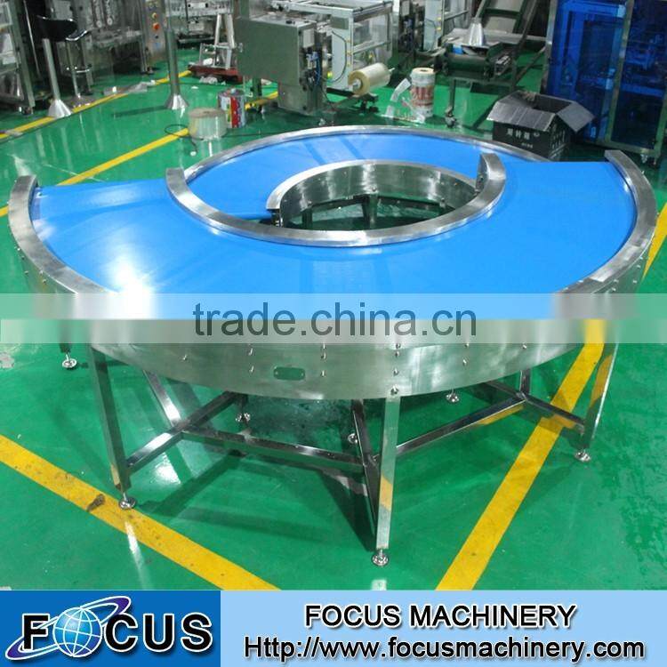 180 degree turning conveyor/PVC belt conveyor price