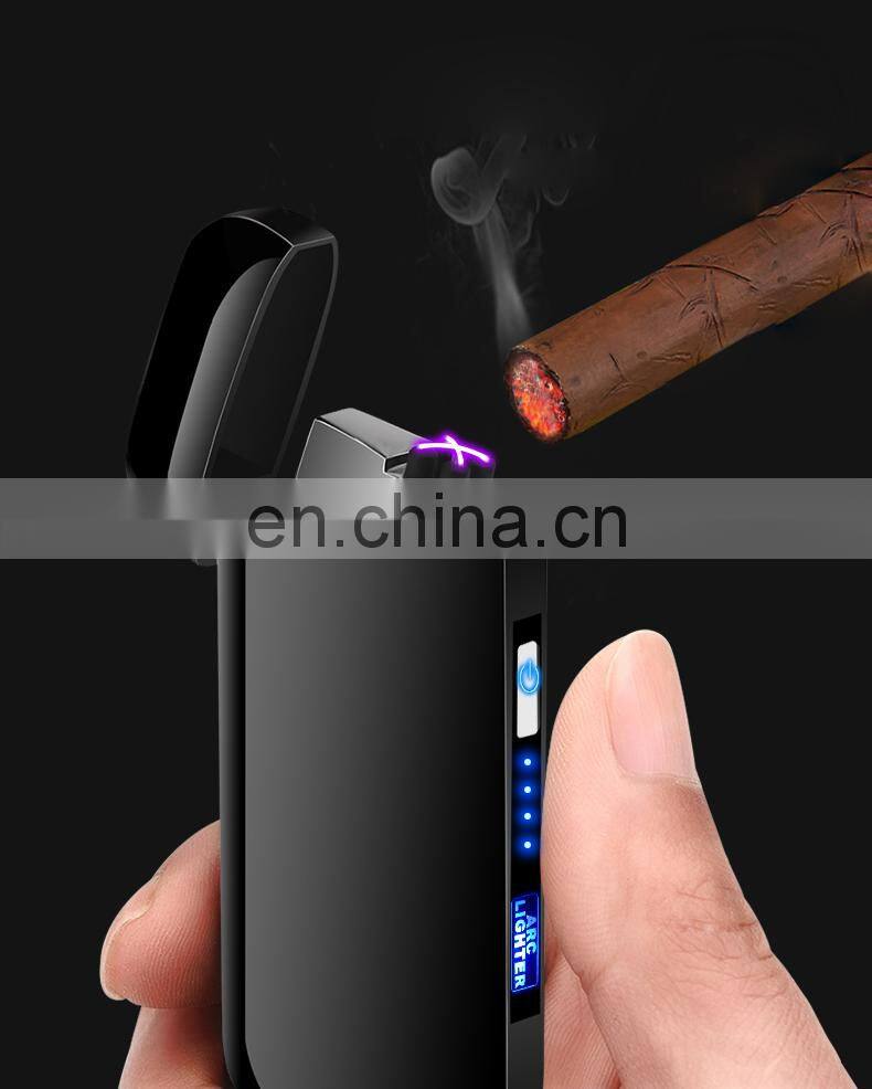 2019 High Quality electric dual arc usb lighter rechargeable