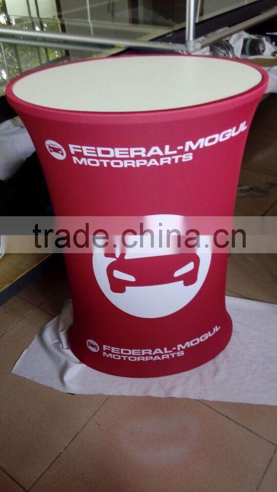 6ft & 8ft fancy customize logo table advertising stand, counter table display